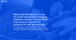 Desktop Screenshot of medialabmelbourne.com.au