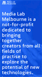 Mobile Screenshot of medialabmelbourne.com.au